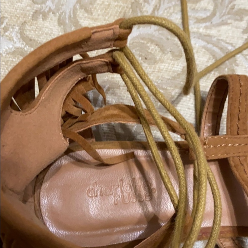 Charlotte Russe Fringe Sandals 8 - Picture 8 of 12